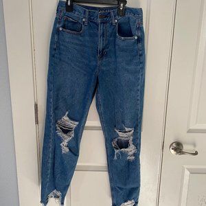 American Eagle Ripped Mom Jeans